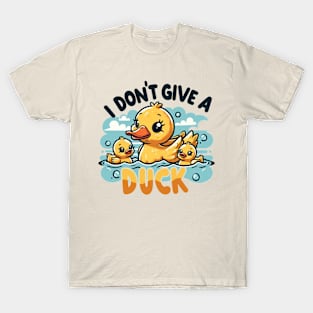 Funny duck, I don't give a duck T-Shirt